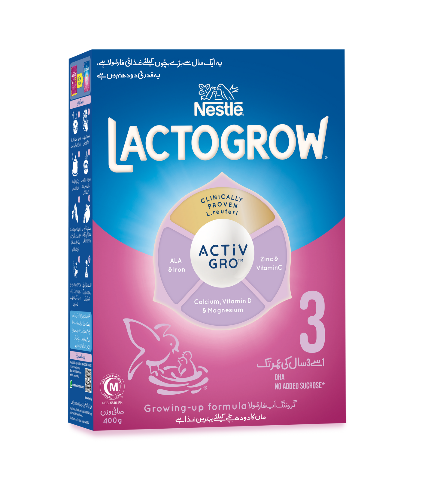 LACTOGROW 3 24x400g PK OM 146