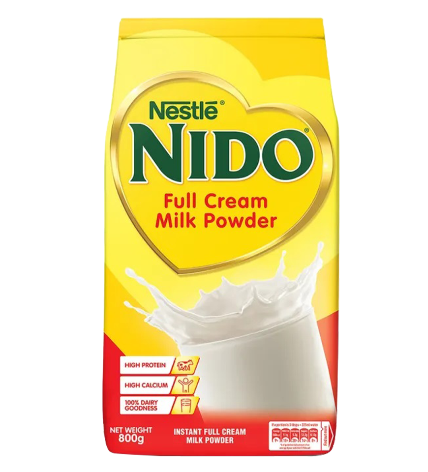 Milk Powder - NESTLE NIDO Full Cream Powder Milk 800g Pouch