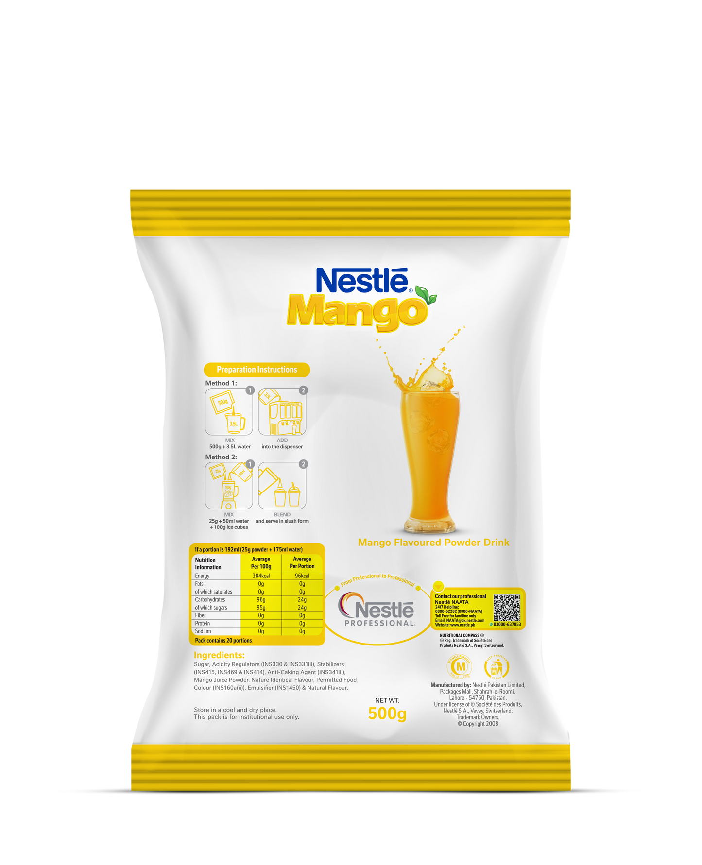 NESTLE Powder Mango Drk NP 24X500g PK