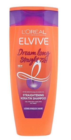l'oreal paris elvive dream long straight 72h straightening keratin shampoo 175ml