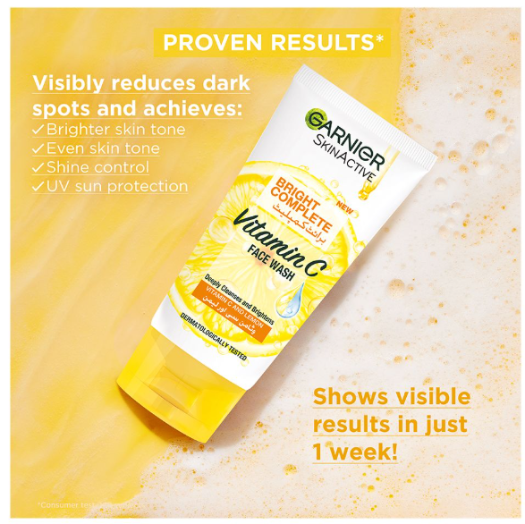 Garnier Skin Active Bright Complete Face Wash 50ML
