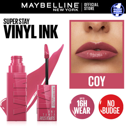 Maybelline New York Superstay Vinyl Ink - Coy