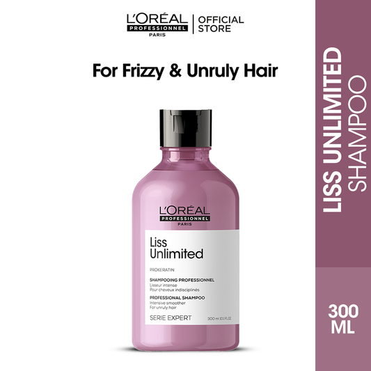 Serie Expert Liss Unlimited Shampoo 300 ML - For Frizzy & Unruly Hair