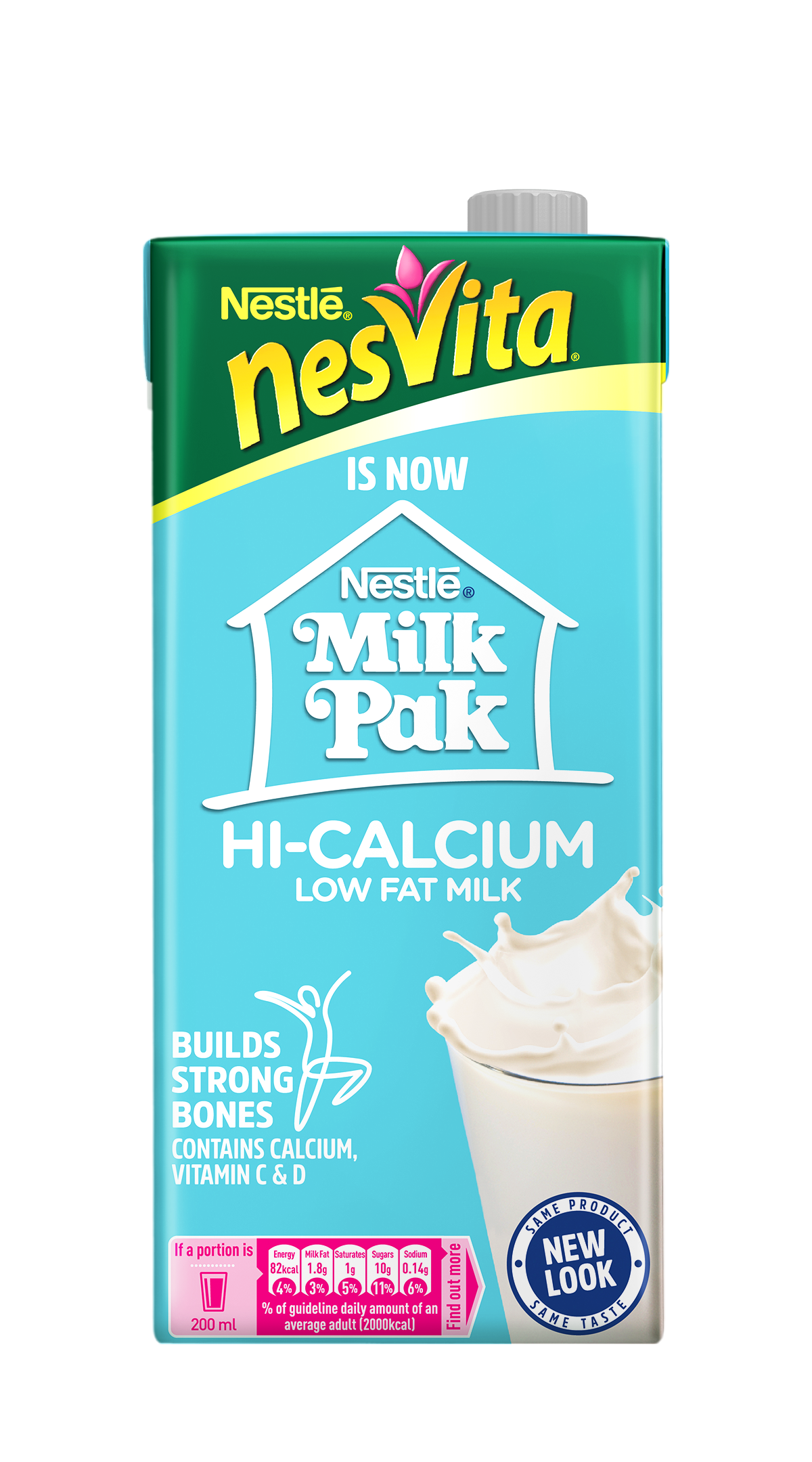 MilkPAK NESVITA HicalciumLfat 12x1000mk PK