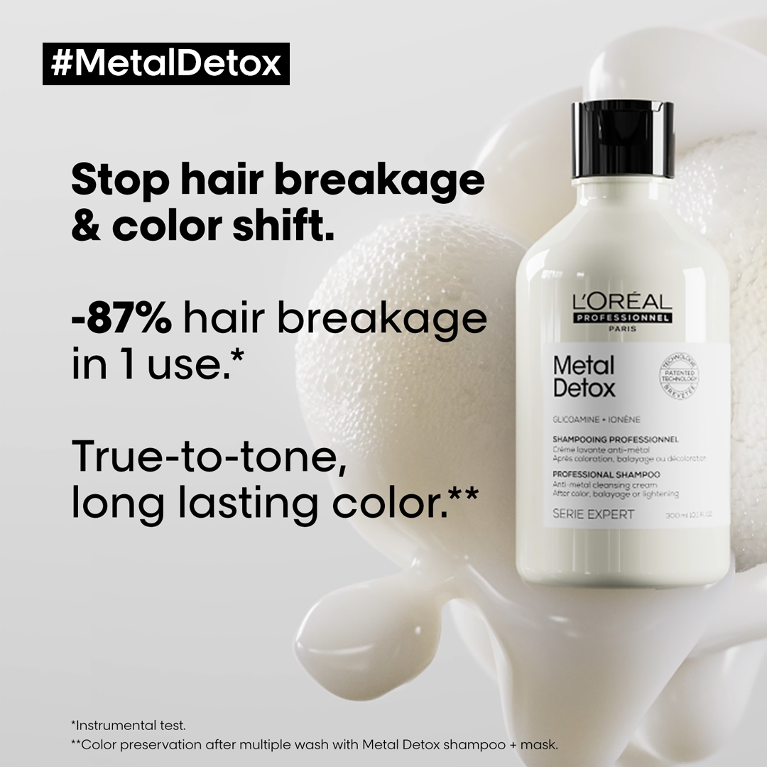 L'Oreal Professionnel Serie Expert Metal Detox Shampoo 300 ML - Sulphate Free