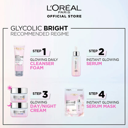 L'Oreal Paris Glycolic Bright Glowing Daily Face Wash 100ml