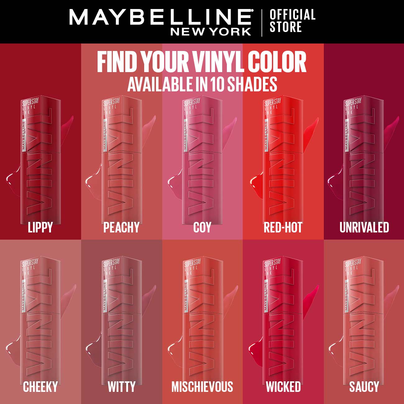 Maybelline New York Superstay Vinyl Ink - Coy