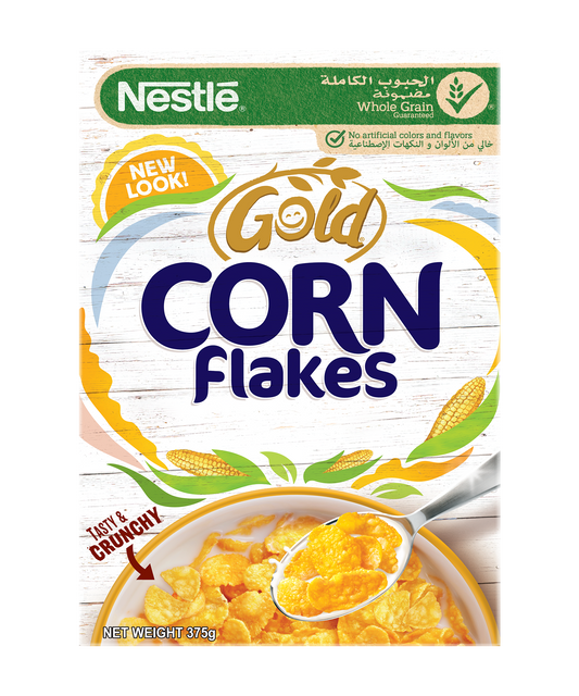 GOLD CORN FLAKES Cereal 14x375g N1 X4