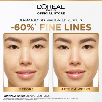L'Oreal Paris Revitalift 1.5% Hyaluronic Acid Face Serum 30 Ml