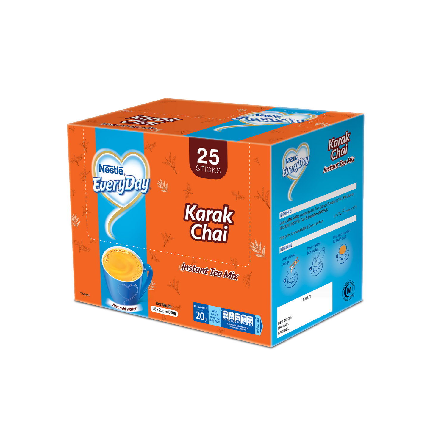 EVERYDAY Karak 3in1 24x(25x20g) PK