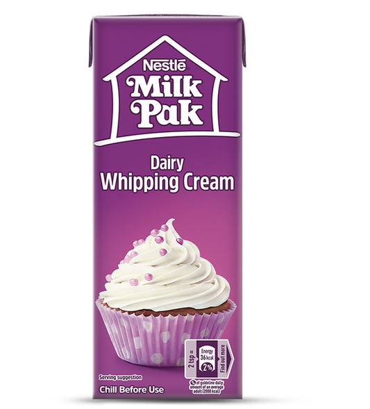 MILKPAK Whip Cream 32.5%fat 24x200ml PK