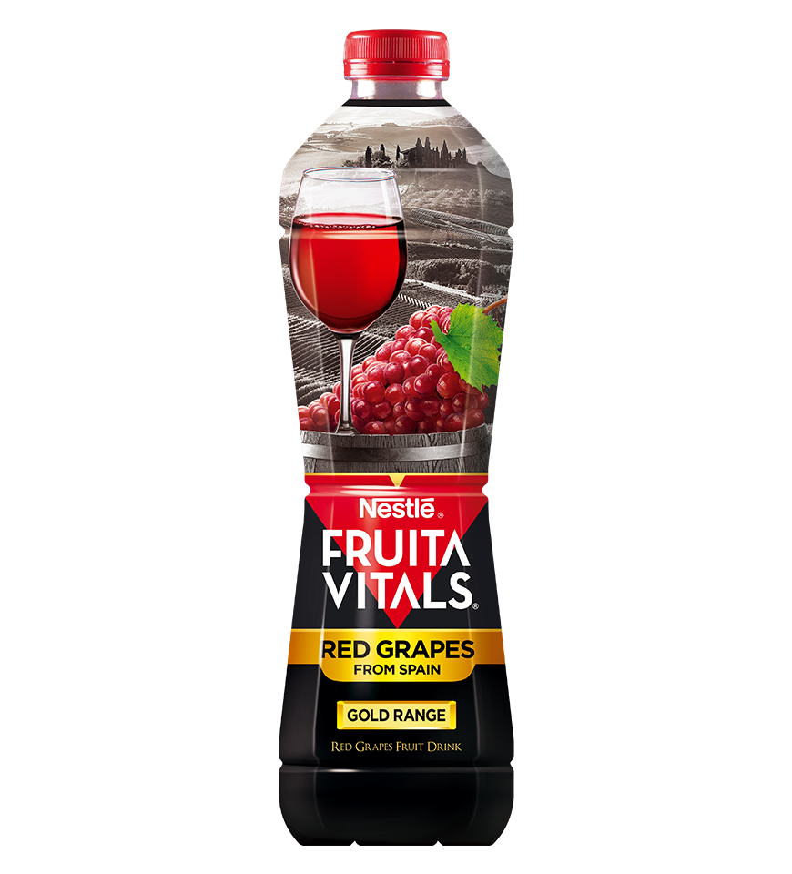 NFV Red Grape Fruit Drink PET 12x1L PK