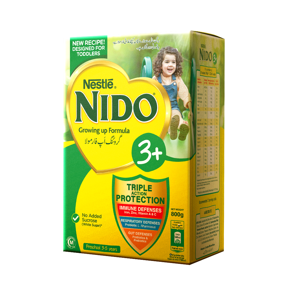 NIDO3+ NO SUCROSE MALTO 12x800g PK