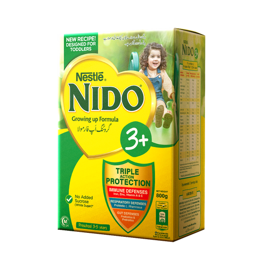 NIDO3+ NO SUCROSE MALTO 12x800g PK