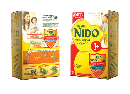 NESTLE NIDO Growing up Formula 1+ Powder 900gm