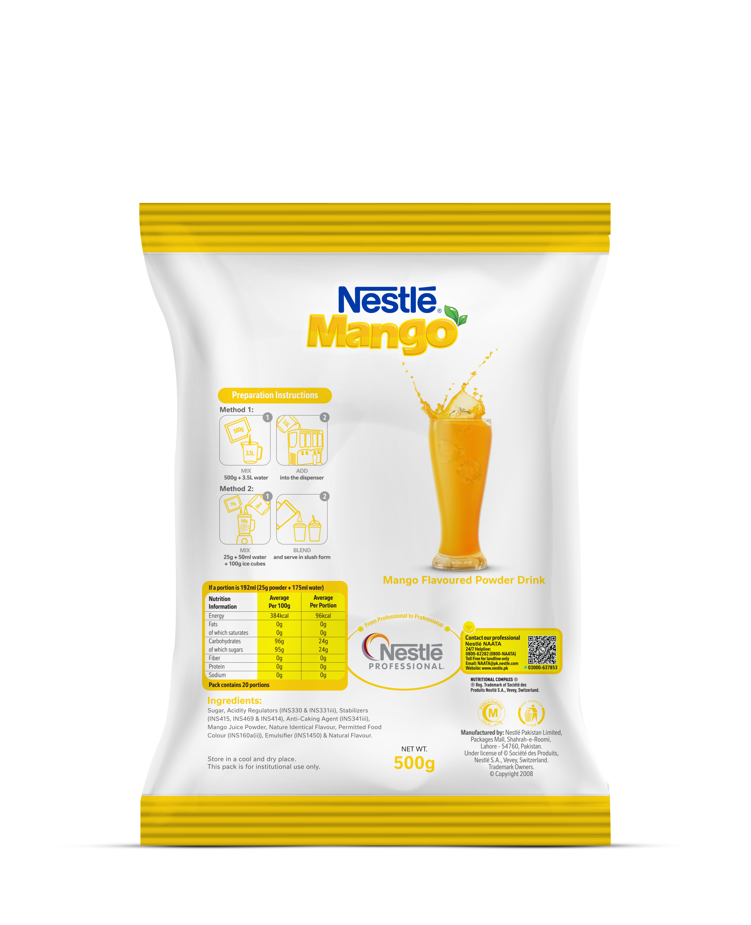 NESTLE Powder Mango Drk NP 24X500g PK – Nestlé Employee Shop Pakistan