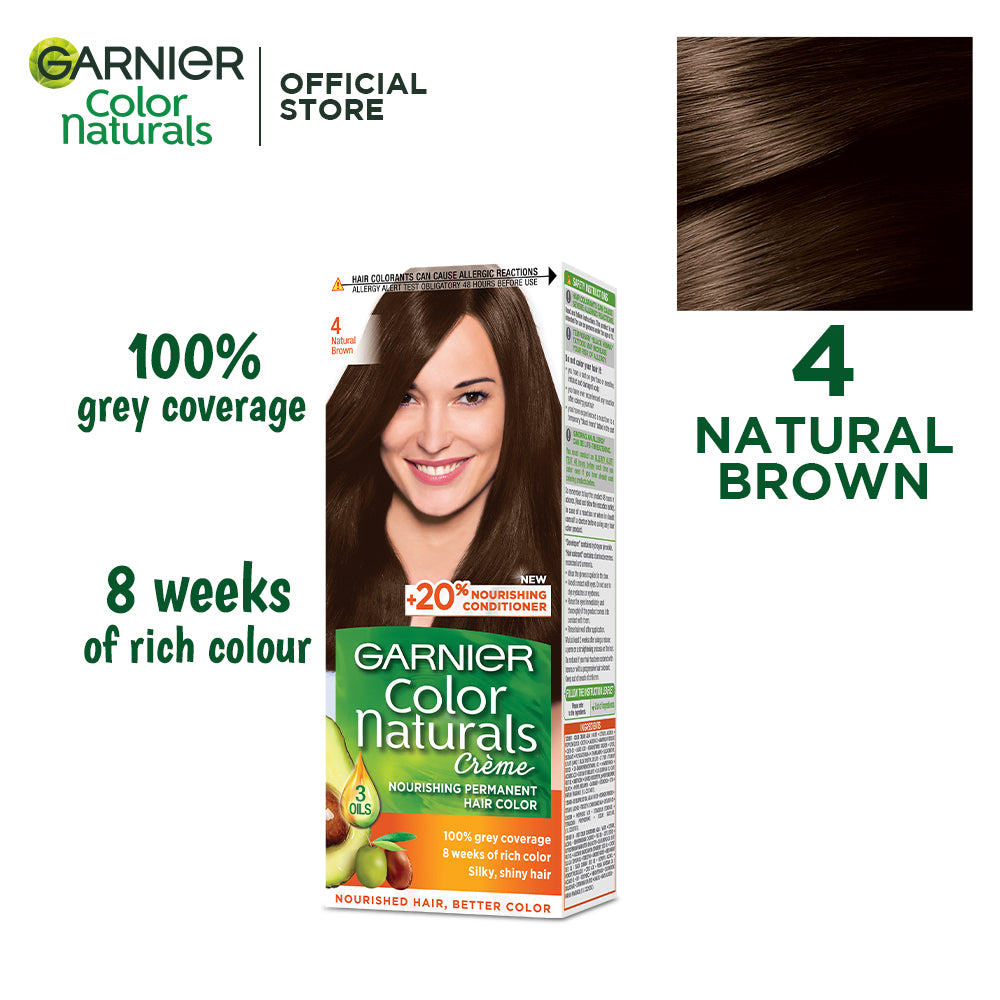 Garnier Color Naturals - 4 Brown Hair Color