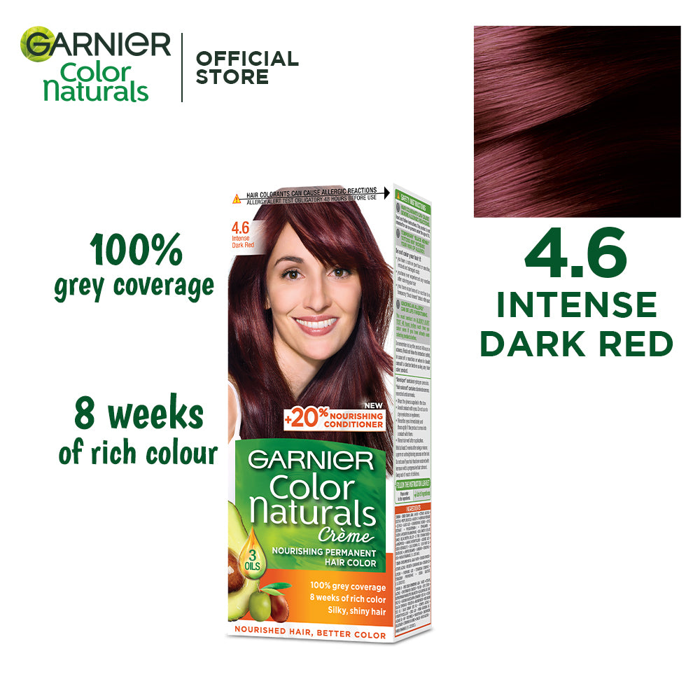 Garnier Color Naturals - 4.6 Intense Dark Red Hair Color