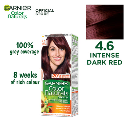 Garnier Color Naturals - 4.6 Intense Dark Red Hair Color