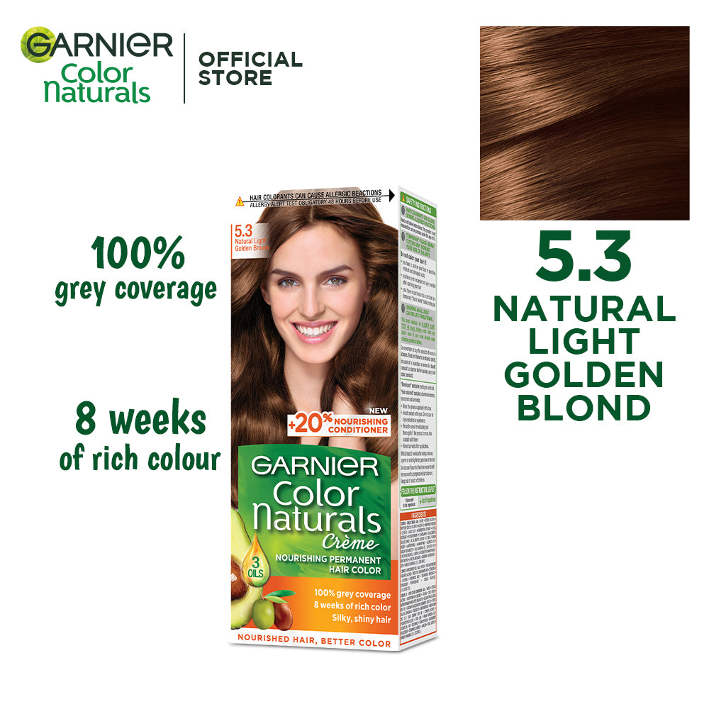 Garnier Color Naturals - 5.3 Light Golden Brown Hair Color