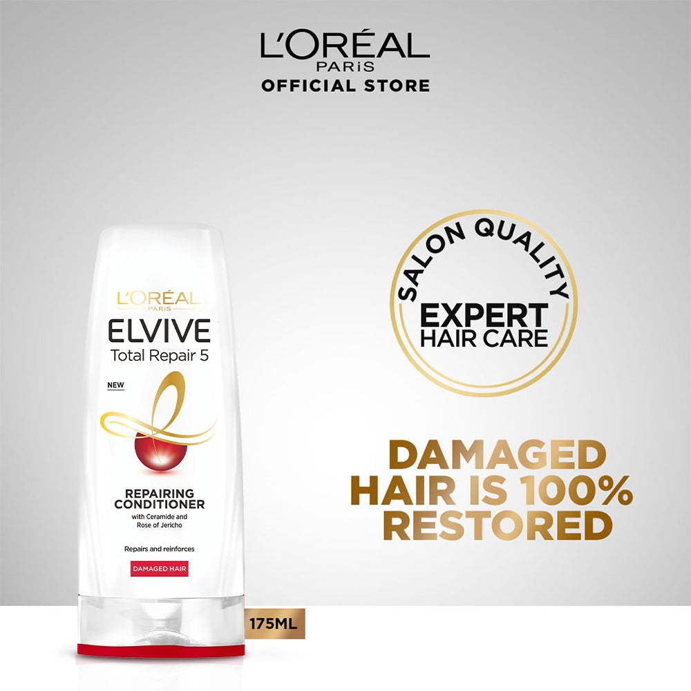 L'Oreal Paris - LOreal Elvive Total Repair 5 Shampoo 175 ML For Damaged Hair