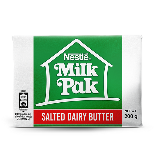 MILKPAK CULTURED BUTTER 18X200g PK